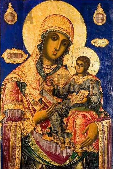 Mary with the young Jesus,